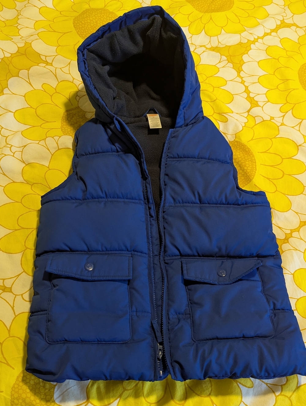 Gymboree Royal Blue Hooded Kids Vest